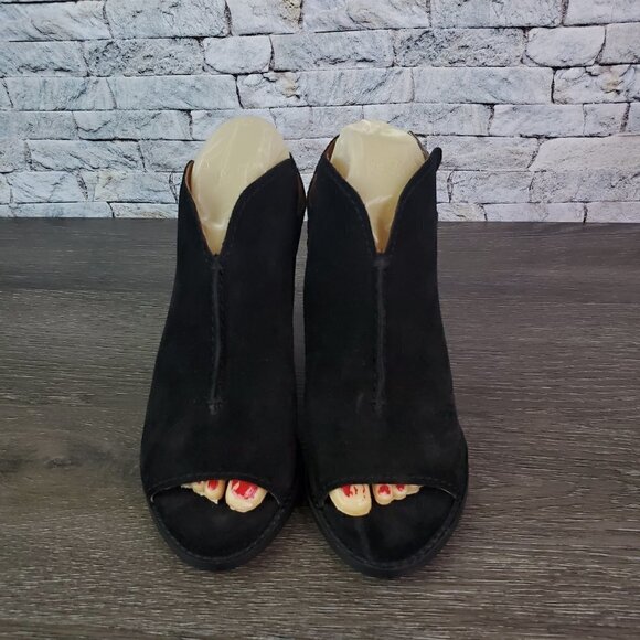 New Frye Courtney Sling Bootie Glove Peep Toe - Picture 2 of 13